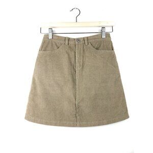 Brandy Melville Tan Corduroy Skirt Size OS
